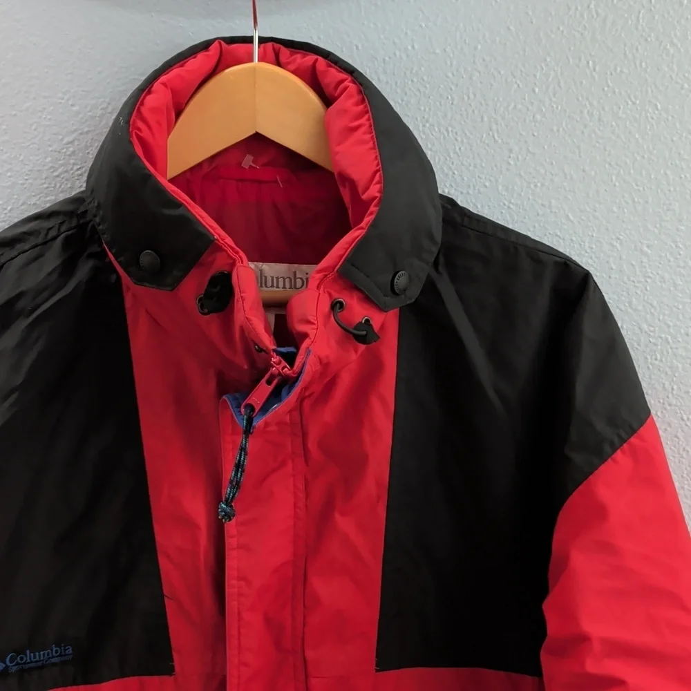 Columbia Vamoose Vintage Men's Red and Black Ski Jacket